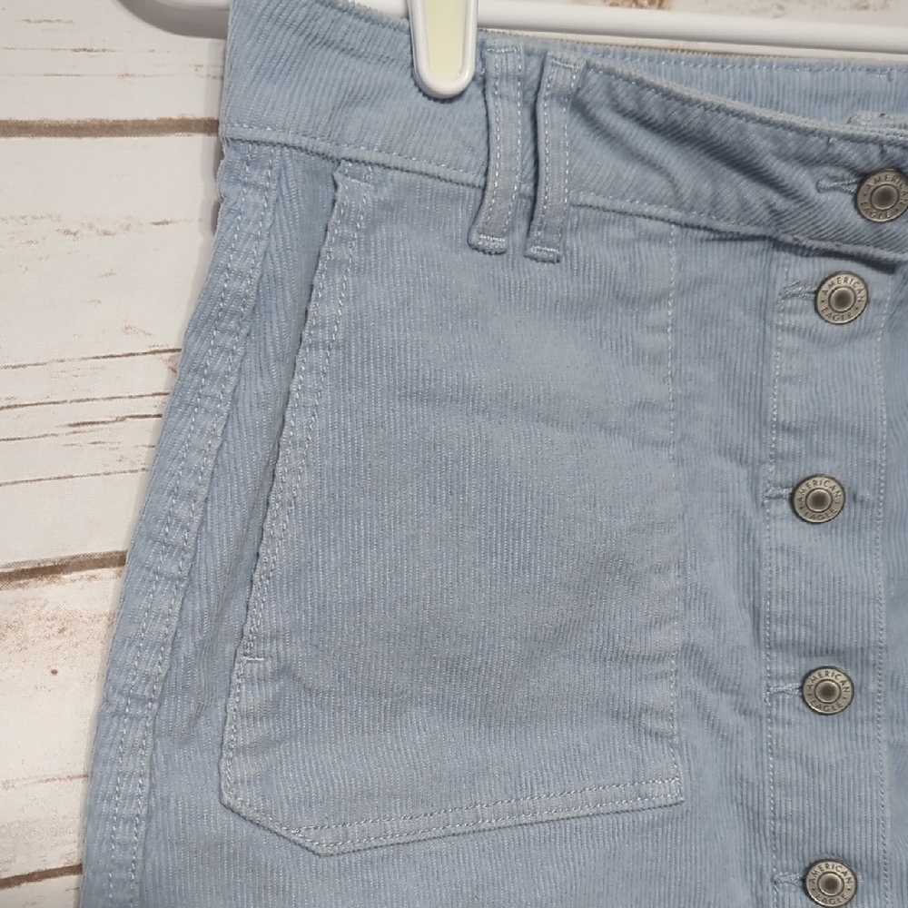 American Eagle Button-Front Mini Skirt - Picture 4 of 8